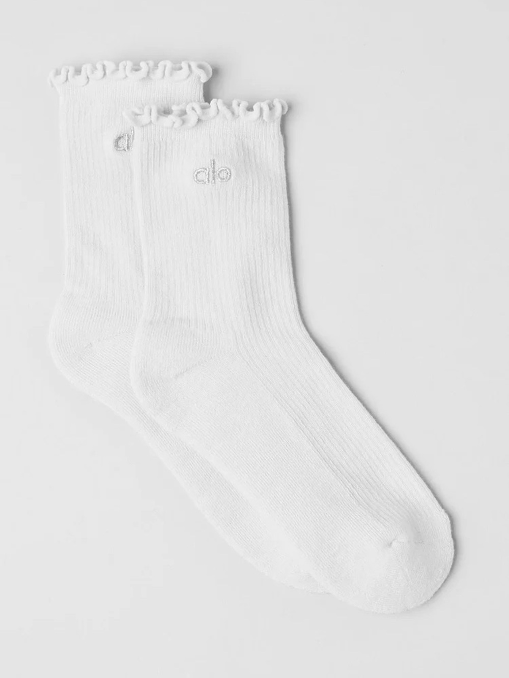 ALO Yoga Lettuce Edge Socks